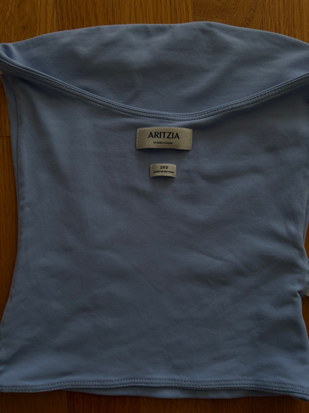 Aritzia Contour Appeal Strapless Bandeau - Light Blue - Picture 4 of 4